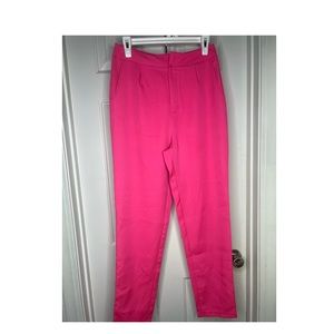 BRAND NEW W/TAGS PRETTY LITTLE THING PINK TROUSERS